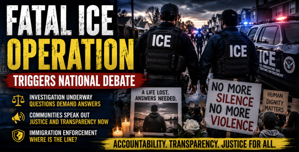 Fatal ICE Operation Triggers National Debate