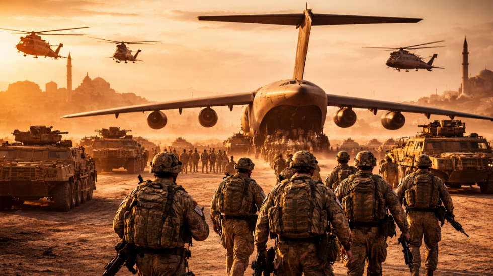 United States sends more troops Middle East