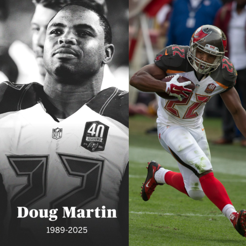 Doug Martin in Tampa Bay Buccaneers uniform